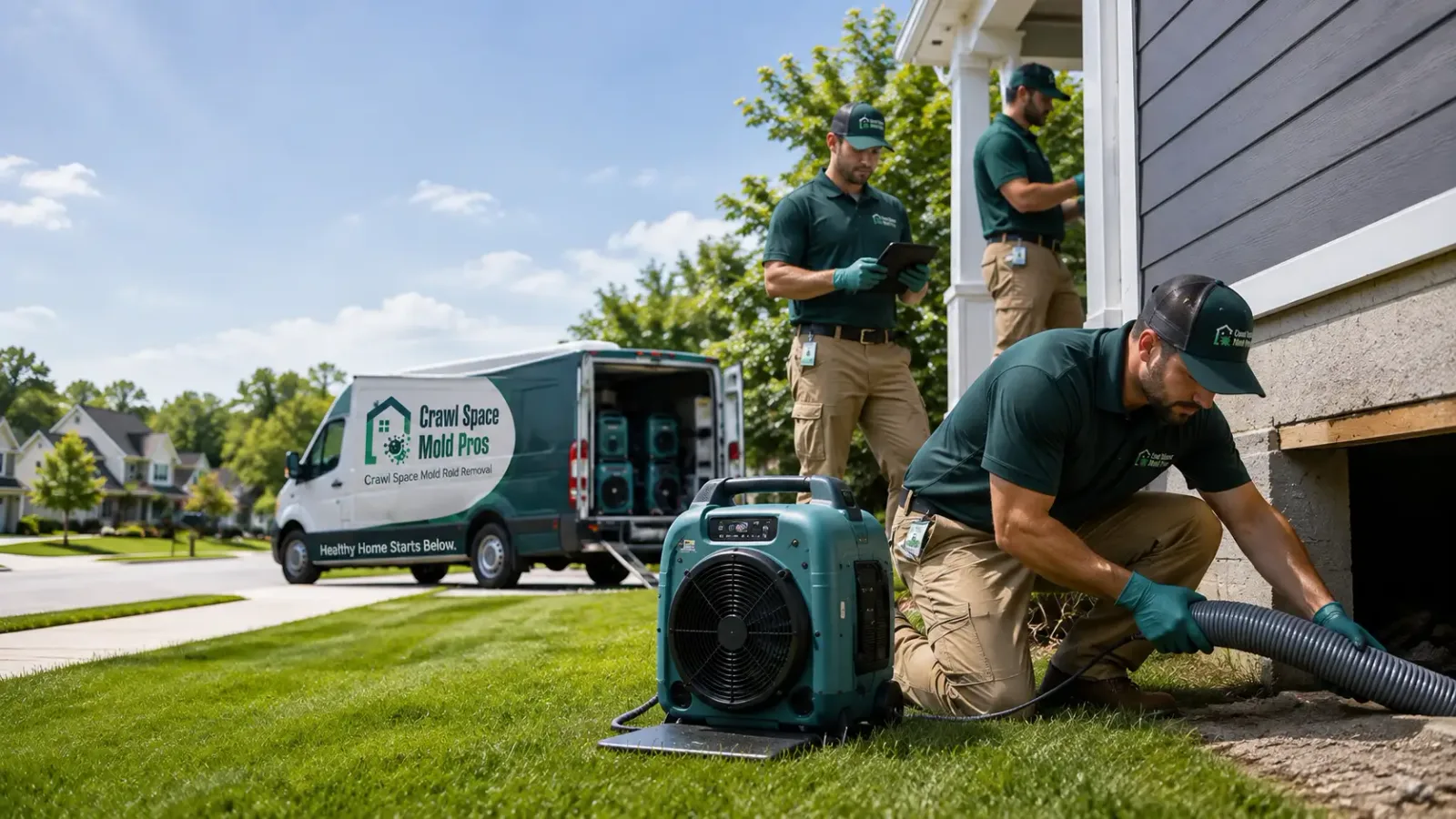 Crawl Space Mold Removal in Richmond, MI